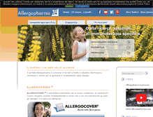 Tablet Screenshot of allergopharma.it