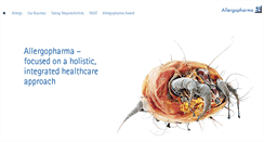 Desktop Screenshot of allergopharma.com